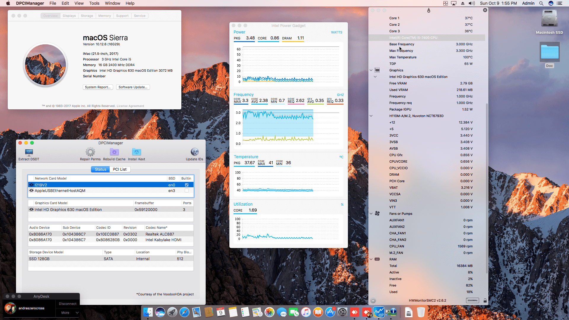 Asus H110M A:M.2 + Intel Core i5 7400 [OpenCore] 1